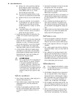 Preview for 36 page of Electrolux EUT1040FW User Manual