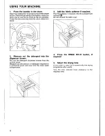 Preview for 12 page of Electrolux EW 1246 W Installation And Instruction Manual