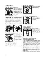 Preview for 14 page of Electrolux EW 510 F Installation And Instruction Manual