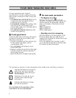 Preview for 2 page of Electrolux EW 842 F Instruction Booklet