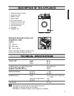 Preview for 5 page of Electrolux EW 842 F Instruction Booklet