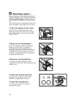 Preview for 14 page of Electrolux EW 842 F Instruction Booklet