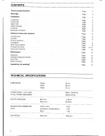 Preview for 2 page of Electrolux EW1133 F Installation And Instruction Manual