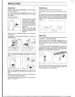 Preview for 4 page of Electrolux EW1133 F Installation And Instruction Manual