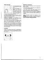 Preview for 5 page of Electrolux EW1133 F Installation And Instruction Manual