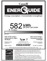 Preview for 2 page of Electrolux EW26SS85KS Energy Manual