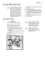 Preview for 19 page of Electrolux EW2F4722AB User Manual