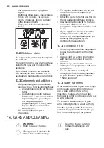 Preview for 24 page of Electrolux EW2F4722AB User Manual