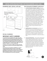 Preview for 6 page of Electrolux EW30DF65GBA Installation Instructions Manual