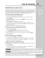 Preview for 43 page of Electrolux EW30DS65GB1 Use & Care Manual