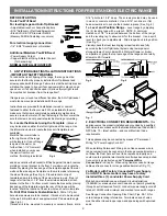 Preview for 4 page of Electrolux EW30EF65G S Installation Instructions Manual