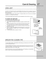 Preview for 47 page of Electrolux EW30ES65GBA Use & Care Manual