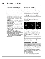 Preview for 16 page of Electrolux EW30ES65GBG Use And Care Manual