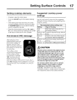 Preview for 17 page of Electrolux EW30ES65GBG Use And Care Manual