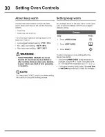 Preview for 30 page of Electrolux EW30ES65GBG Use And Care Manual