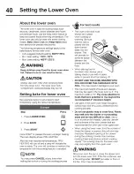 Preview for 40 page of Electrolux EW30ES65GBG Use And Care Manual