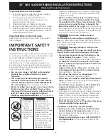 Preview for 3 page of Electrolux EW30GS65G S Instalation Instructions