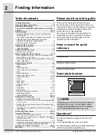 Preview for 2 page of Electrolux EW30GS80R Use And Care Manual