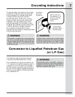 Preview for 7 page of Electrolux EW30GS80R Use And Care Manual