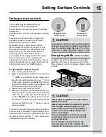 Preview for 15 page of Electrolux EW30GS80R Use And Care Manual