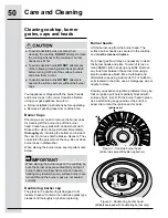 Preview for 50 page of Electrolux EW30GS80R Use And Care Manual