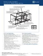 Preview for 3 page of Electrolux EW30IC60LB Product Specifications