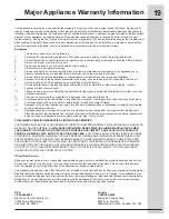 Preview for 19 page of Electrolux EW30IC60SS Use And Care Manual