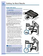 Preview for 14 page of Electrolux EW3LDF65G S Use And Care Manual