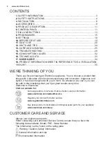 Preview for 2 page of Electrolux EW6F448BU User Manual