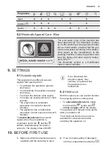 Preview for 19 page of Electrolux EW6F448BU User Manual