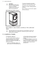 Preview for 12 page of Electrolux EW6F6268N3 User Manual