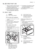 Preview for 19 page of Electrolux EW6S426BI User Manual