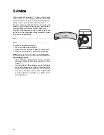 Preview for 42 page of Electrolux EWF1180 User Information