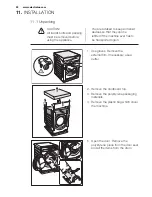 Preview for 32 page of Electrolux EWF14822 User Manual