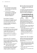 Preview for 14 page of Electrolux EWF7024D3WB User Manual