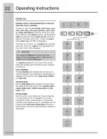 Preview for 22 page of Electrolux EWFLW65IRR - 27" Front-Load Washer Use And Care Manual