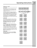 Preview for 23 page of Electrolux EWFLW65IRR - 27" Front-Load Washer Use And Care Manual