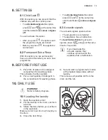 Preview for 13 page of Electrolux EWS 1276CIU User Manual