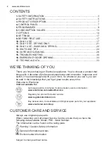 Preview for 2 page of Electrolux EWW 1697 DWD User Manual