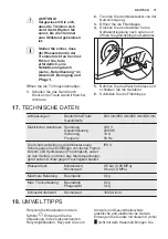 Preview for 71 page of Electrolux EWW 1697 DWD User Manual