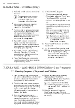 Preview for 22 page of Electrolux EWW1024P5WB User Manual