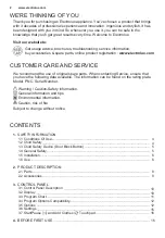 Preview for 2 page of Electrolux EWW12753 User Manual