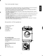 Preview for 7 page of Electrolux EWW1649 Instruction Booklet