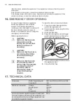 Preview for 32 page of Electrolux EWW1687SWD User Manual