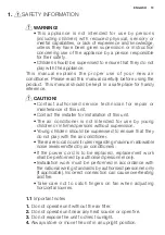 Preview for 19 page of Electrolux EXP12HN1W6 User Manual