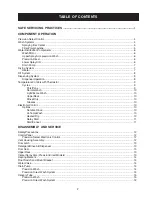 Preview for 3 page of Electrolux FDB1050RE 2005 Service Manual