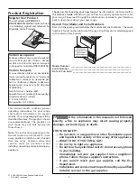 Preview for 2 page of Electrolux FGFB33WHSC Owner'S Manual