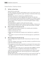 Preview for 20 page of Electrolux FM4863K-AN User Manual