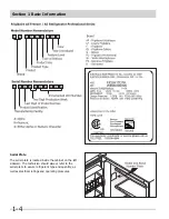 Preview for 6 page of Electrolux FPUH17D7KF All Freezer Professional Series Servicing