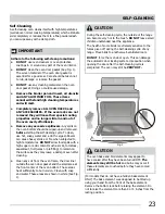 Preview for 23 page of Electrolux Frigidaire CGEF3030PF Use & Care Manual